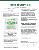 King County 4-H, March 2020