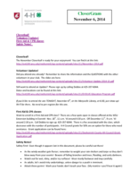 CloverGram, November 6, 2014