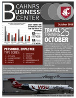 CAHNRS Business Center Newsletter, October 2018