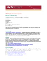 RCM News, December 2014