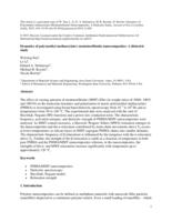 Dynamics of poly(methyl methacrylate)–montmorillonite nanocomposites: A dielectric study