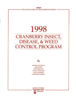 1997 cranberry insect, disease, & weed control program
