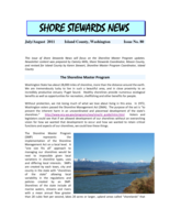 Shore Stewards News, July/August 2011