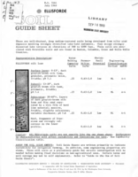 Soil guide sheet: Ellisforde