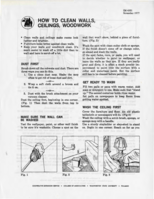 How to clean walls, ceilings, woodwork