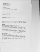 Habitat Used by Shrews in Southeastern Montana