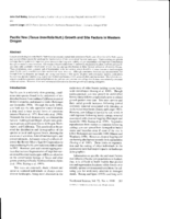 Pacific yew (Taxus brevifolia Nutt.) growth and site factors in western Oregon