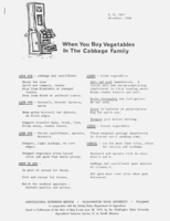 When you buy vegetables in the cabbage family