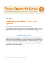 Shore Stewards News, Fall 2016