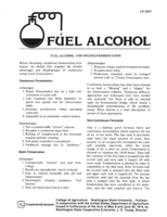 Fuel alcohol: Continuous fermentation