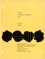 Washington 4-H projects and publications: A guide