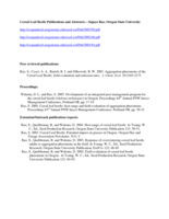 Cereal leaf beetle publications and abstracts