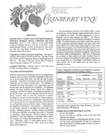 Cranberry Vine, April 2000