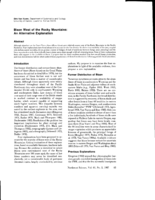 Bison West of the Rocky Mountains:  An Alternative Explanation