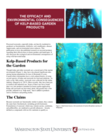 The efficacy and environmental consequences of kelp-based garden products