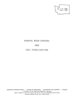 Chemical weed control and soil sterilization