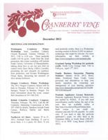 Cranberry Vine, December 2012