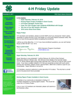 4-H Friday Update, December 8, 2017