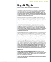 Bugs and Blights, September 2015