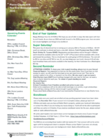 Pierce County 4-H Year-End Announcements, 2018