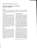 Winter Diet of the Harlequin Duck at Sequim Bay, Puget Sound, Washington