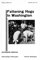 Fattening hogs in Washington