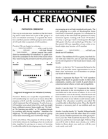 4-H ceremonies