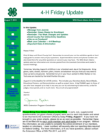 4-H Friday Update, August 7, 2015