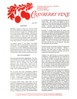 Cranberry Vine, June 2001