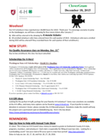 CloverGram, December 18, 2015