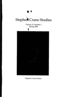Reflections on Stephen Crane