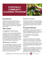 Starting a community gleaning program