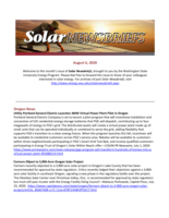 Solar Newsbriefs, August 6, 2020