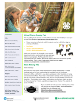 Pierce County 4-H Clover Report News and Announcements, July 2020