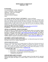 Mason County 4-H News Blast, September 1, 2020