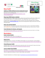 CloverGram, August 14, 2020