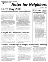 WSU Vancouver Notes for Neighbors, April/May 2001