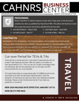 CAHNRS Business Center Newsletter, March 2020