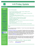 4-H Friday Update, September 25, 2020