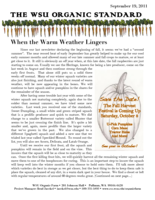 WSU Organic Standard, September 19, 2011