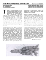 WSU Organic Standard, September 9, 2008