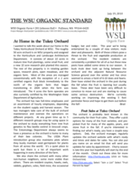 WSU Organic Standard, July 19, 2010