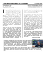 WSU Organic Standard, July 22, 2008