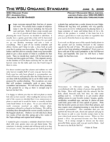 WSU Organic Standard, June 3, 2008