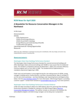 RCM News, April 2020