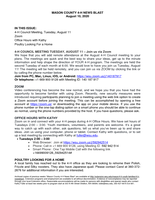 Mason County 4-H News Blast, August 10, 2020