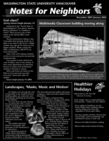 WSU Vancouver Notes for Neighbors, December 2001/January 2002