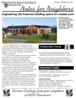 WSU Vancouver Notes for Neighbors, December 2000/January 2001