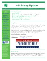 4-H Friday Update, July 3, 2020
