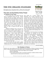 WSU Organic Standard, June 21, 2010
